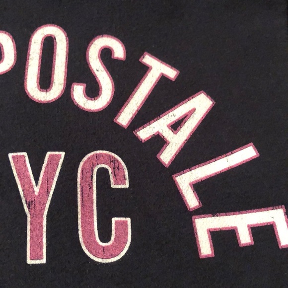 Aeropostale Girls Dark Blue 1987 Classic Pullover Graphic Hoodie - Picture 10 of 15